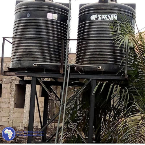 Water Reservoir, Enugu, Nigeria at the “Independence Layout primary school 2” on 24th July 2019